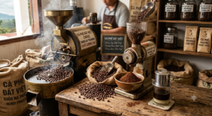 Cà Phê Đất Việt Coffee - Cà Phê Mật Ong, Đông Trùng, Rang Xay gemini generated image x4k9u0x4k9u0x4k9
