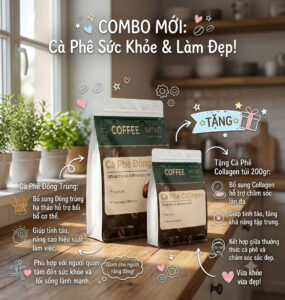 Combo Cà Phê Đông Trùng Đất Việt Coffee