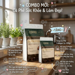 Combo Cà Phê Đông Trùng Đất Việt Coffee