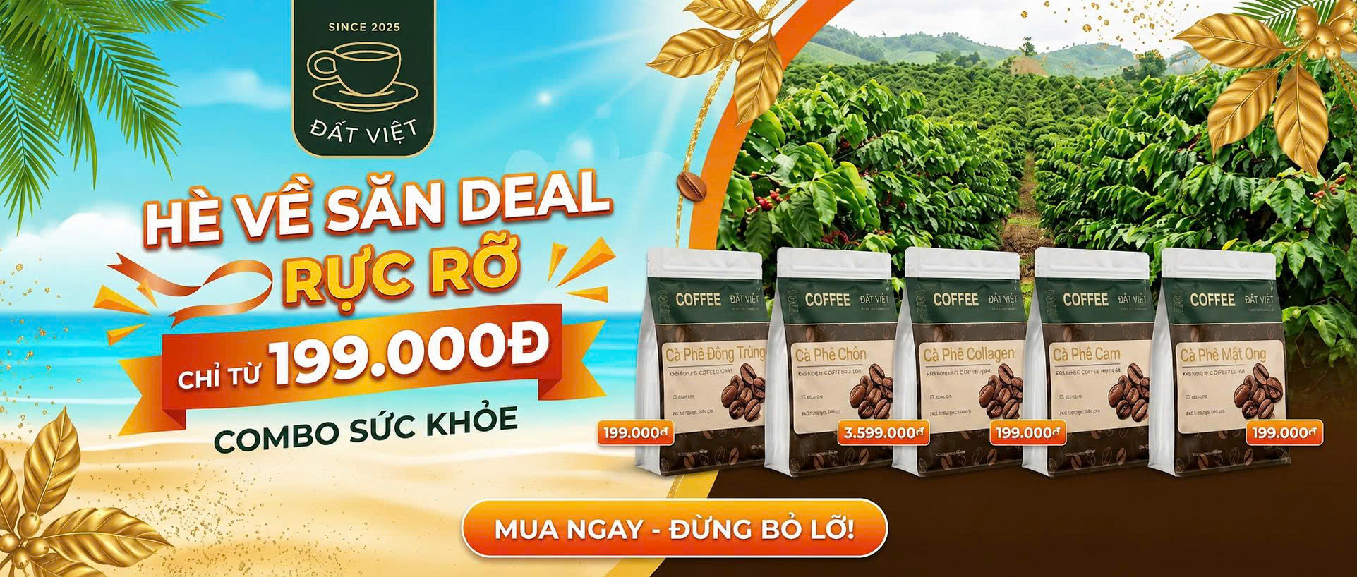 Đất Việt Coffee Khởi Động Chiến Dịch Hè Về Săn Deal Rực Rỡ 2026 săn deal